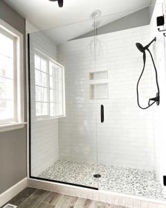 Shower with channel mounting