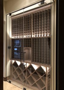 90 Degree Double Door wine cellar