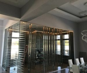 90-Degree Single Door wine cellar