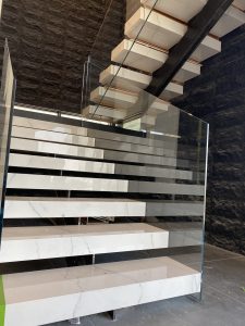 Frameless Glass Stair Railing