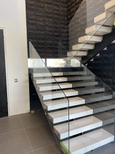 Frameless Glass Stair Railing