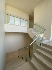 Frameless Glass Stair Railing