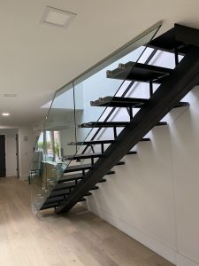 Frameless Glass Stair Railing