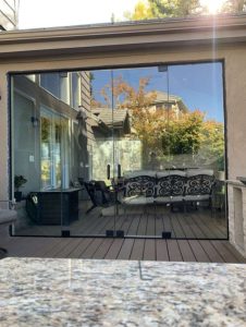 Panel Double Door Panel Glass Partition