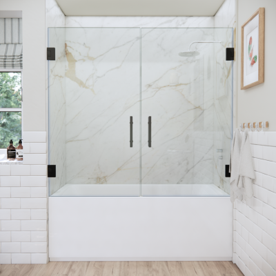 trendy shower doors for 2023 / 2024