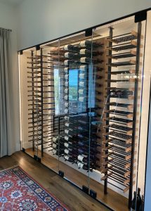 Inline wine cellar