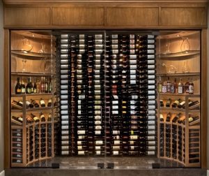 Inline Double Door Wine Cellar