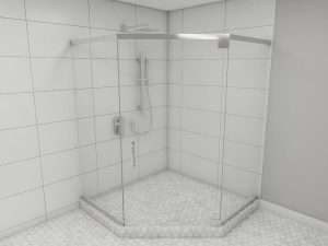 neo angle shower