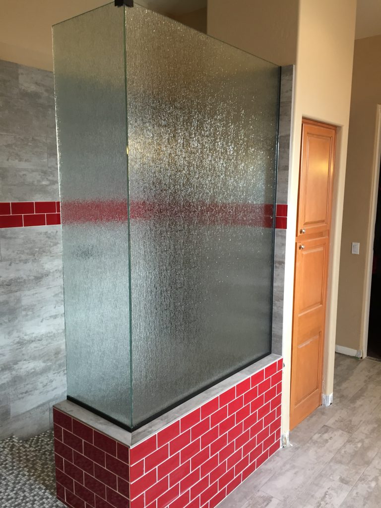 Splash Panel Frameless Glass Shower