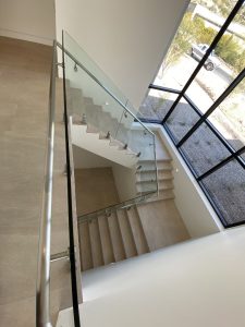 Stair Railing - Glass Vice in a house