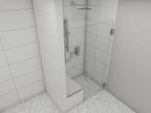 door and nib shower