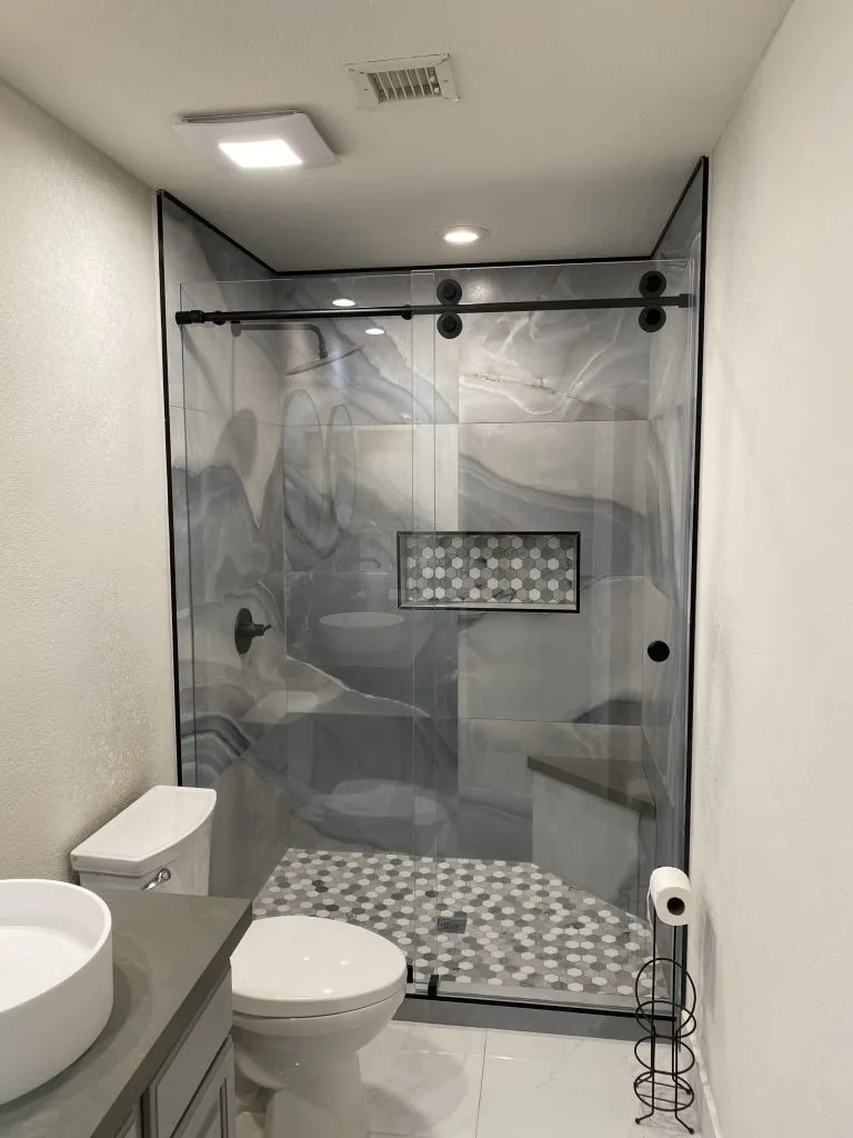 frameless Barn door slider