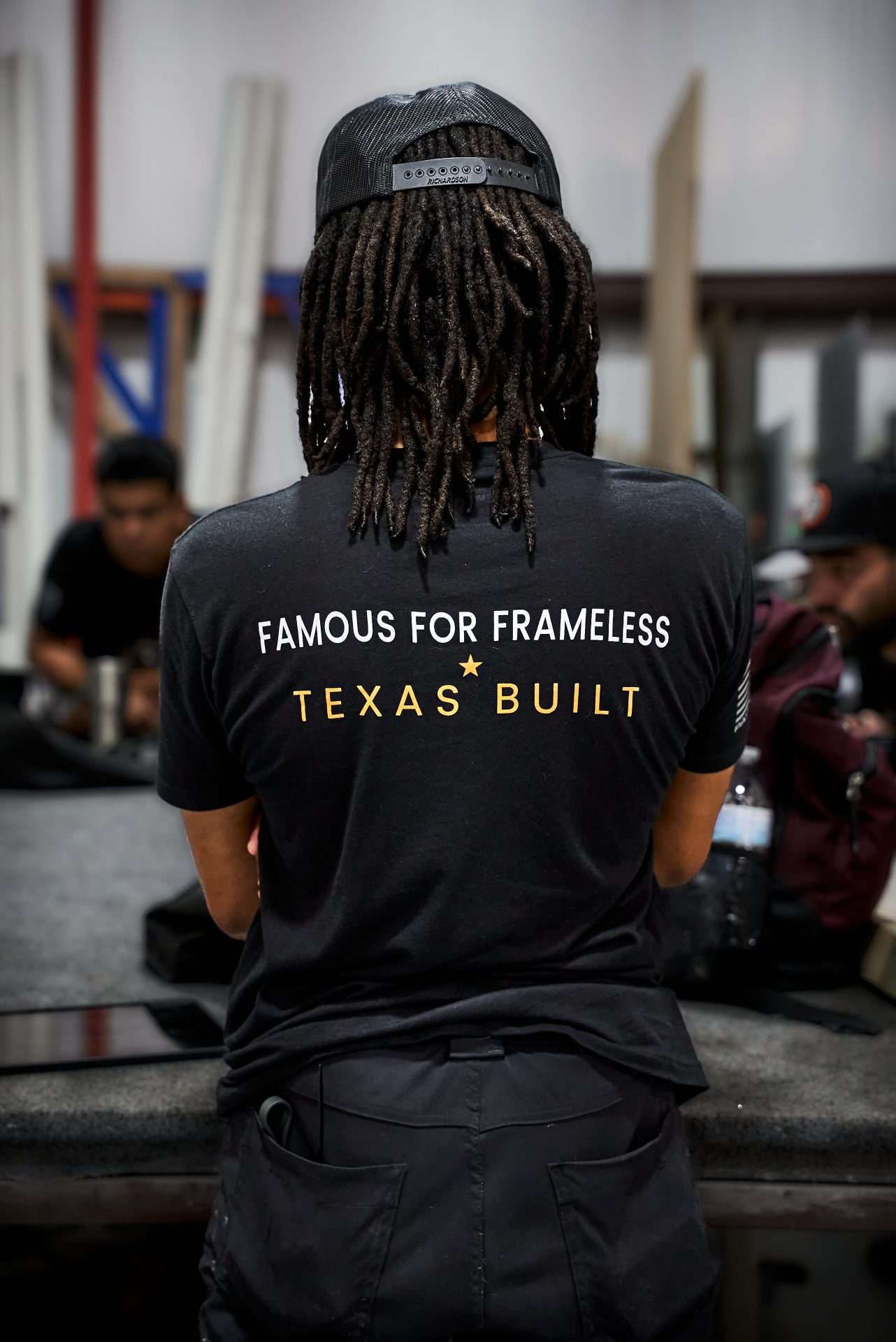 famous for frameless shirt
